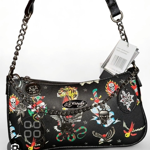 Ed Hardy Handbags - Ed Hardy NWT Shoulder Bag w/detachable strap